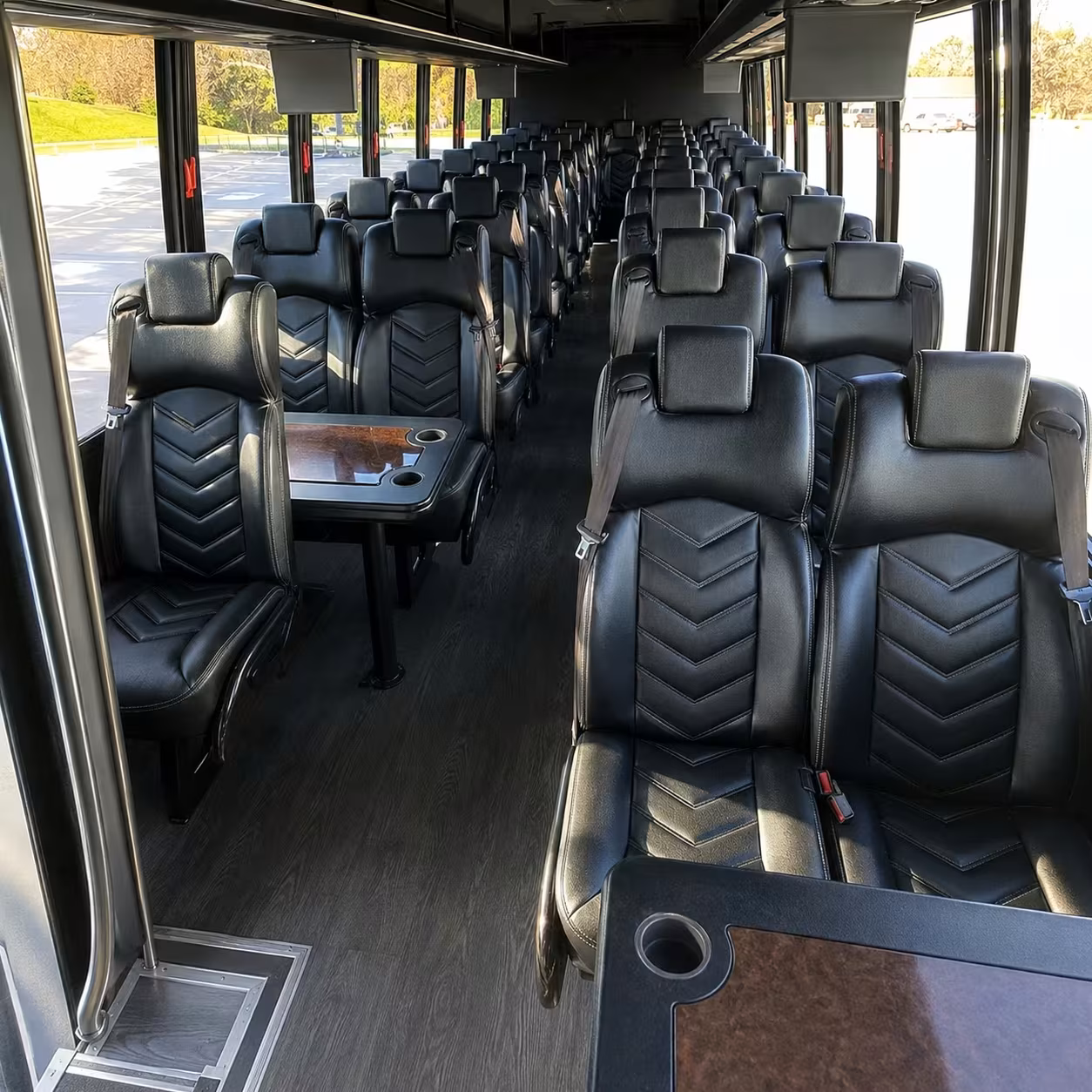 30 passenger minibus inside