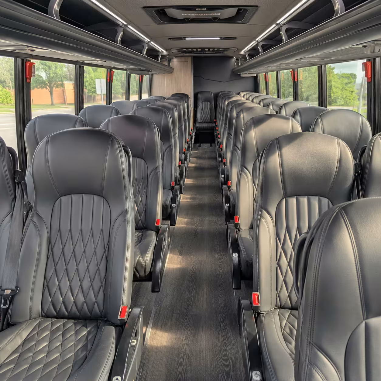 35 passenger minibus interior