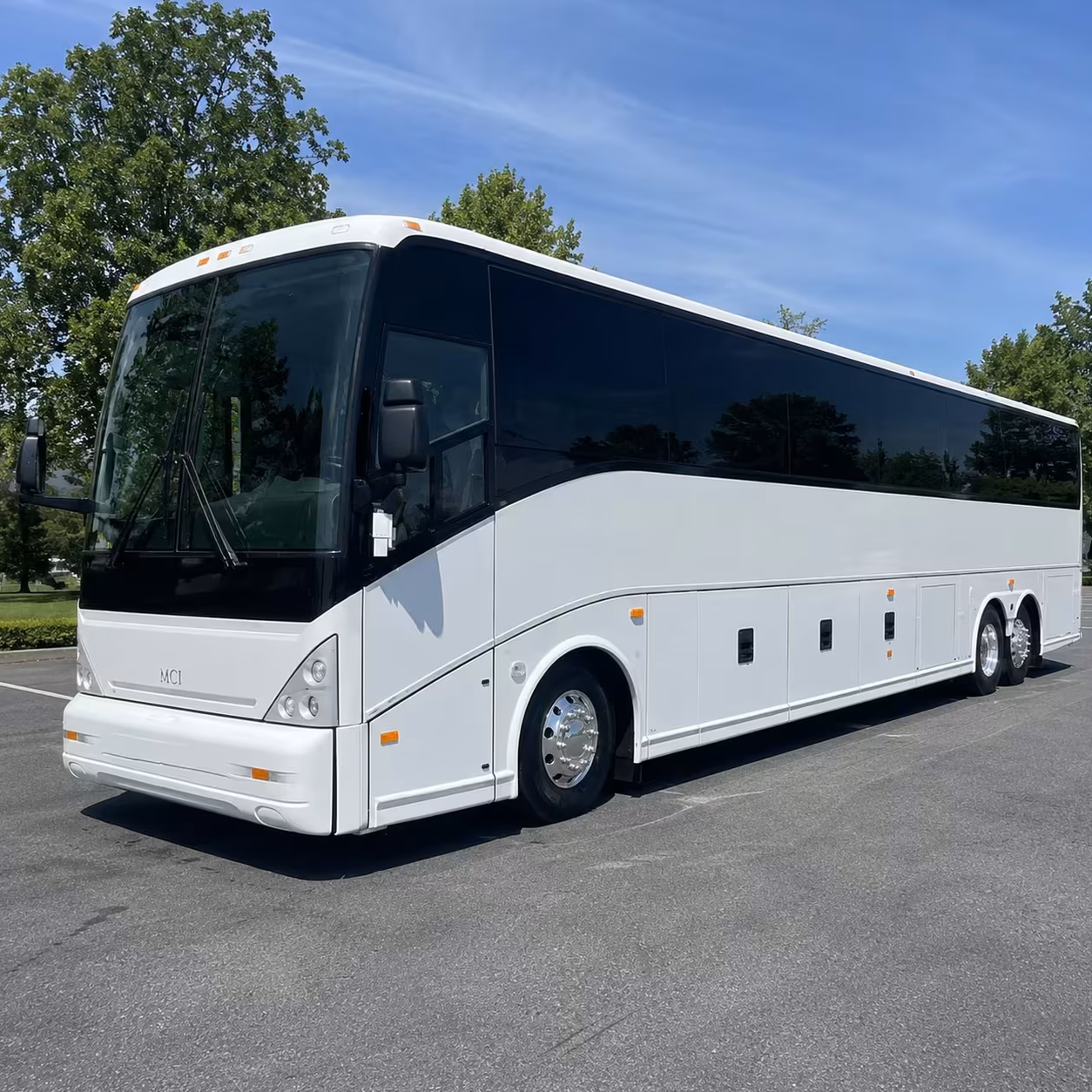 kent charter bus rental exterior