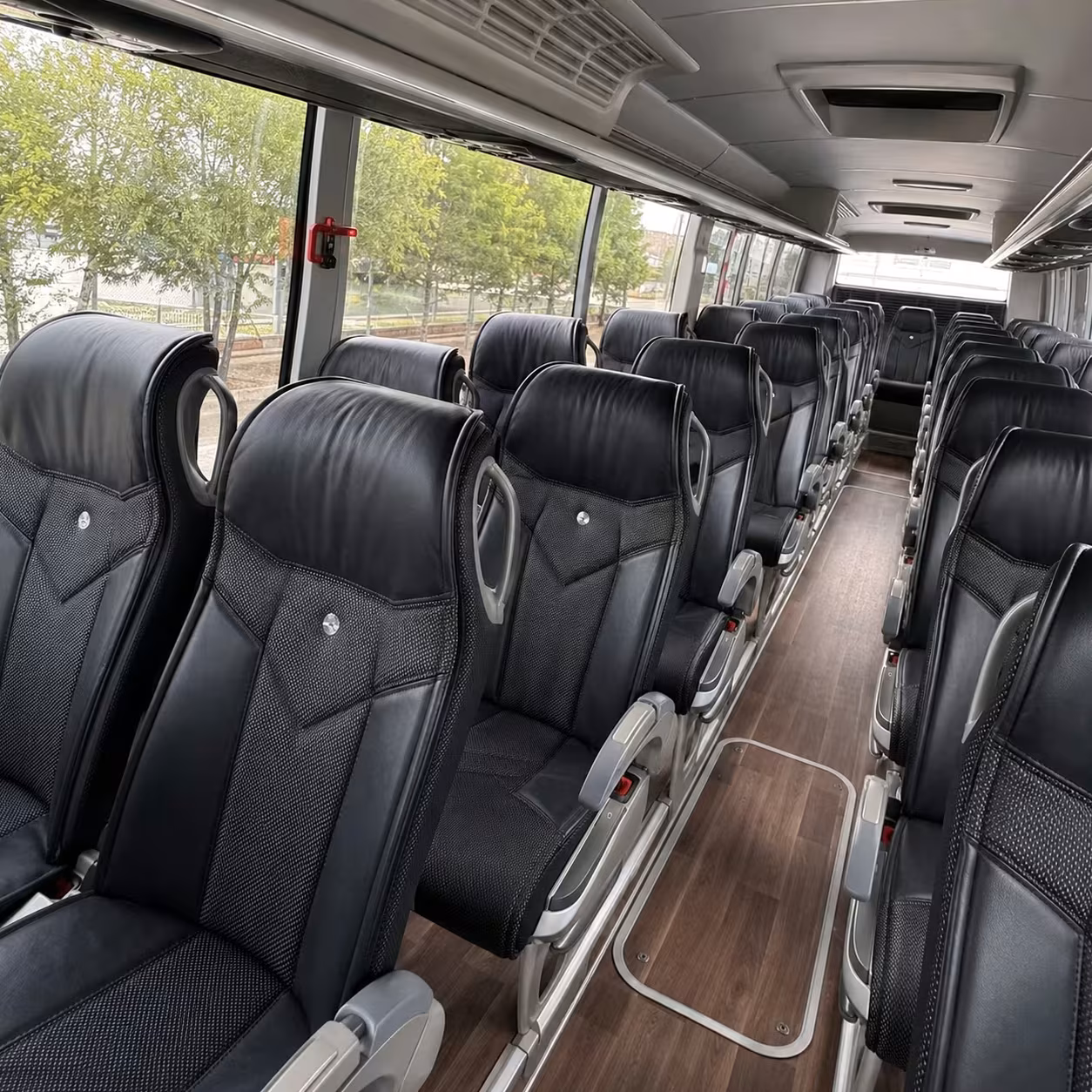 kent charter bus rental inside