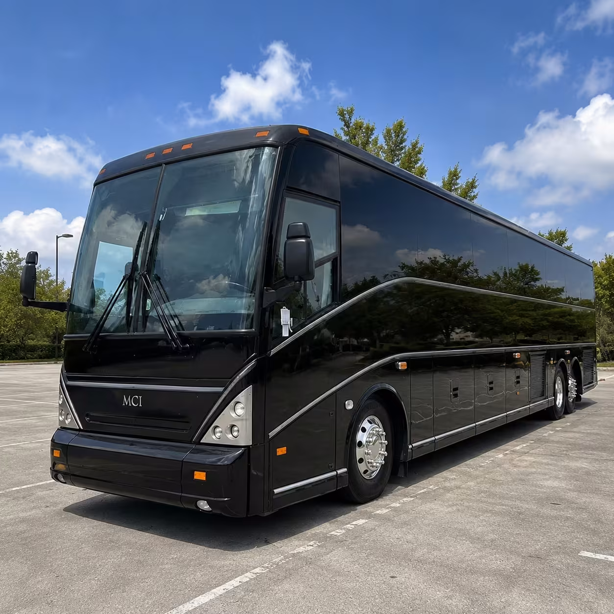 kent charter bus rentals for construction and industrial workers