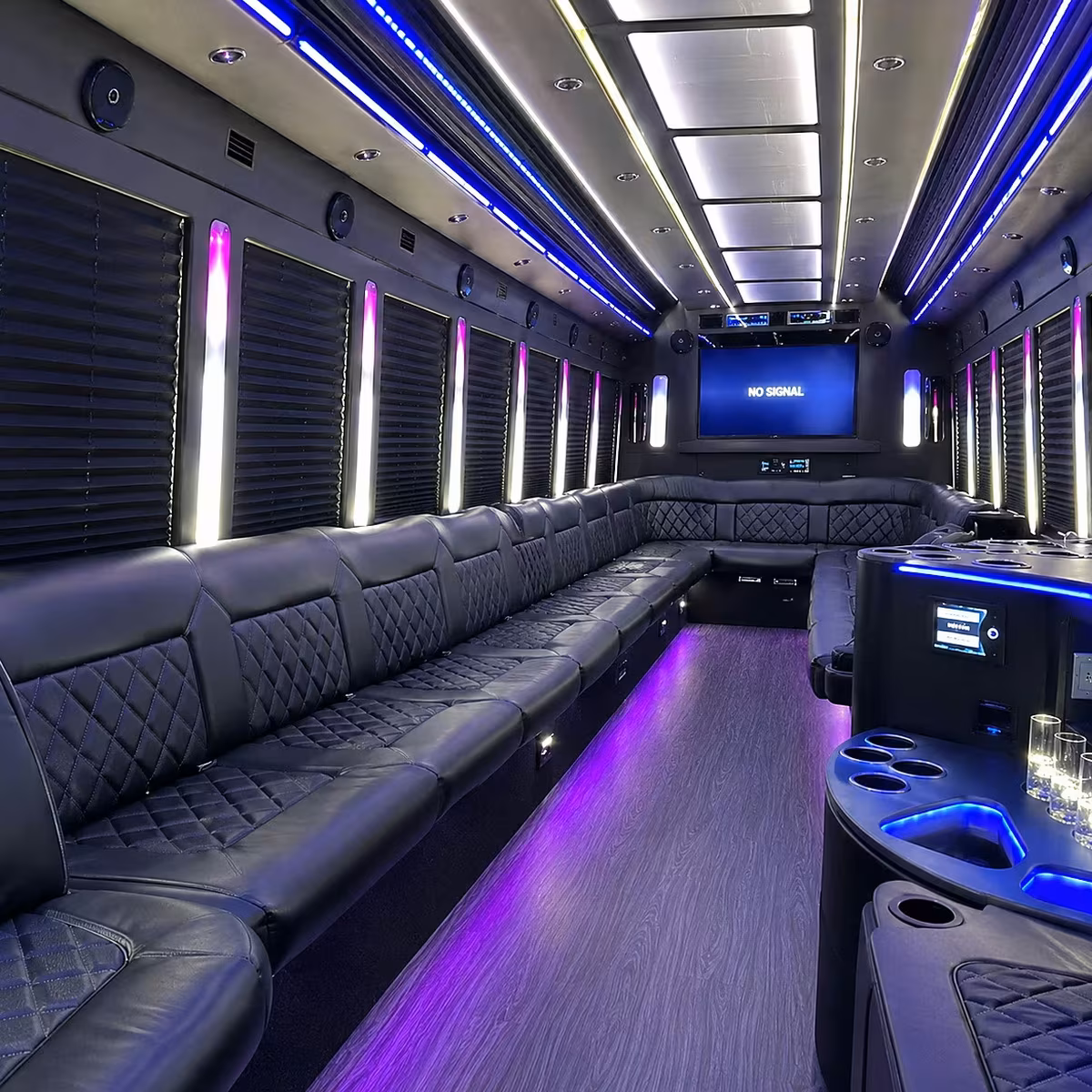 party bus interior