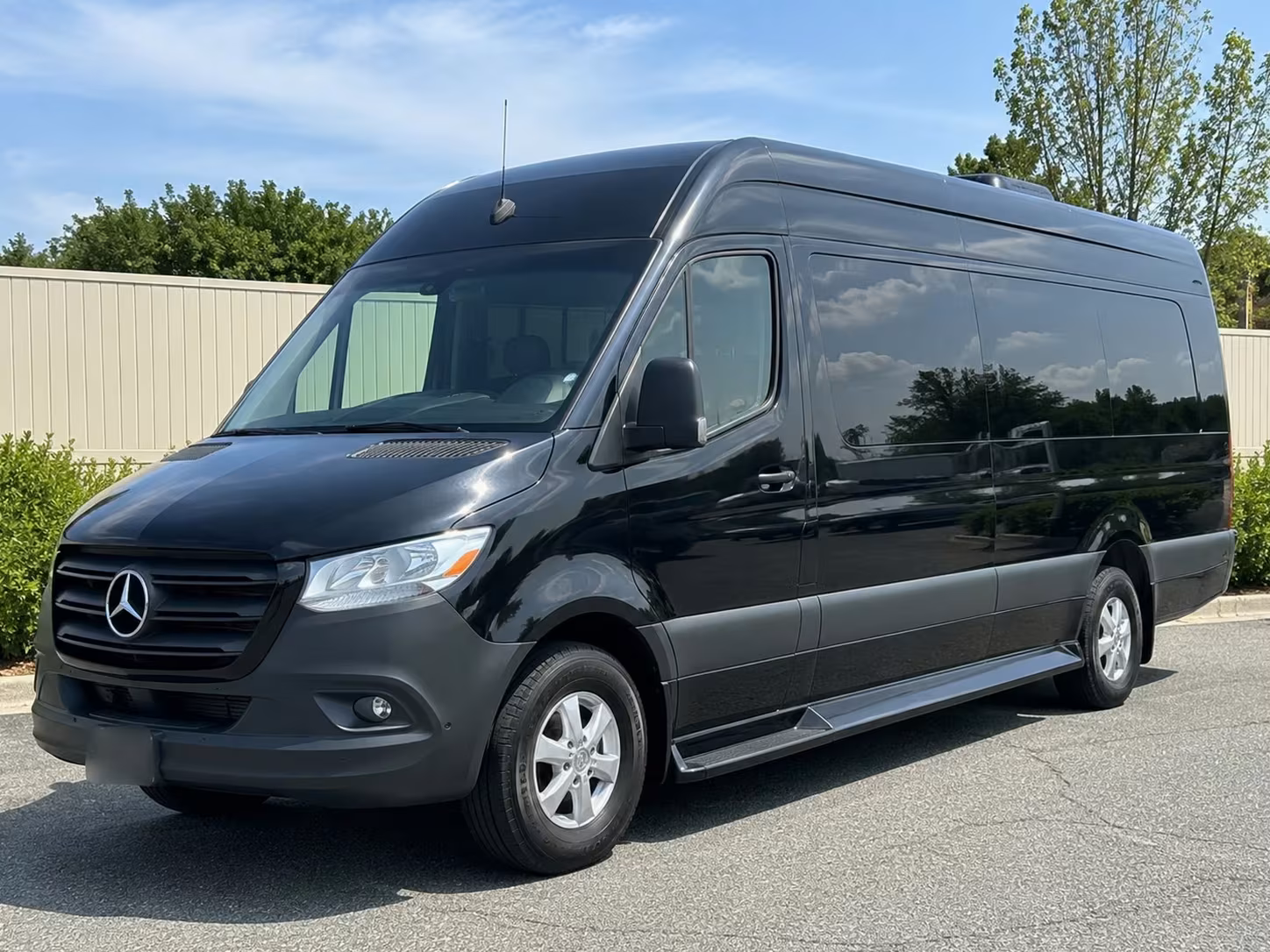 sprinter van with driver