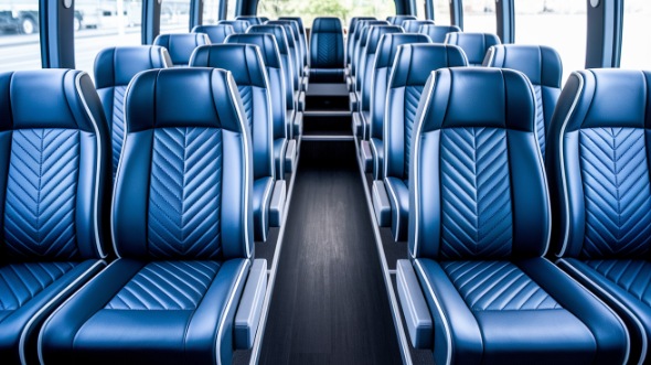 kent 25 passenger minibus inside