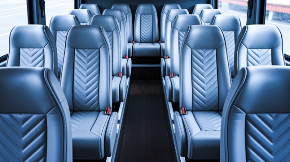 kent 35 passenger minibus inside