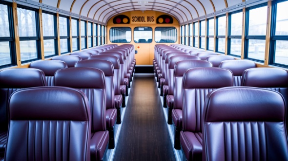 kent school bus rental inside